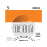 D'ADDARIO EZ900 85/15 BRONZE EXTRA LIGHT (10-50) струни для акустичної гітари